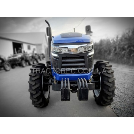 Трактор БУЛАТ Т-454 XLux, 4Х4,  4х циліндровий, повнопривідний, 45 сильний, гідпропідсилювач, блок коліс, шини 7.5-20, 12.4-28, Синтай 454 LUX